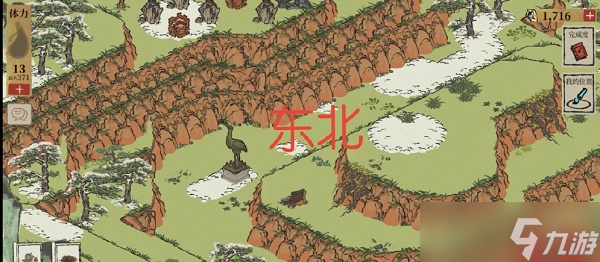 江南百景图徽州探险铜鹤雕像转动方向攻略