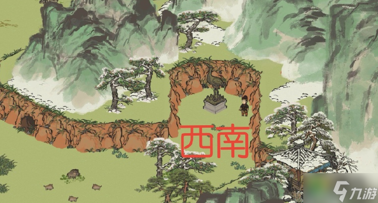江南百景图铜鹤雕像转动攻略