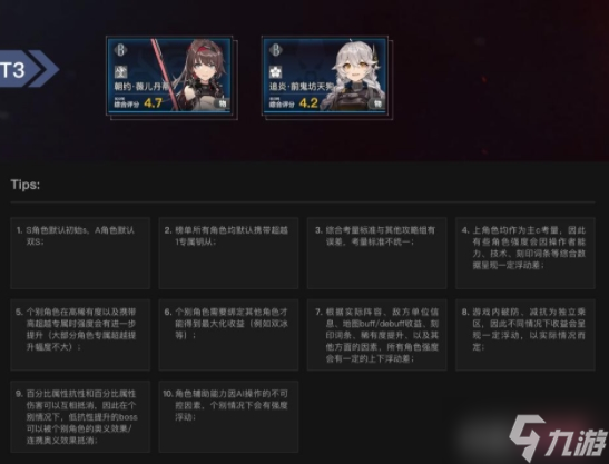 深空之眼wiki角色大全