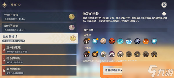 原神振晶的研究第三天激发的推论如何高分通关