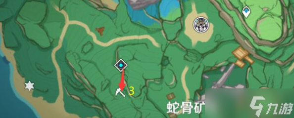 原神2.6版白鐵礦快速采集路線