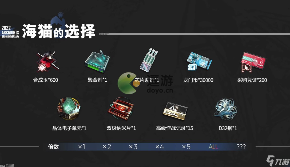 明日方舟三周年兑换码是什么