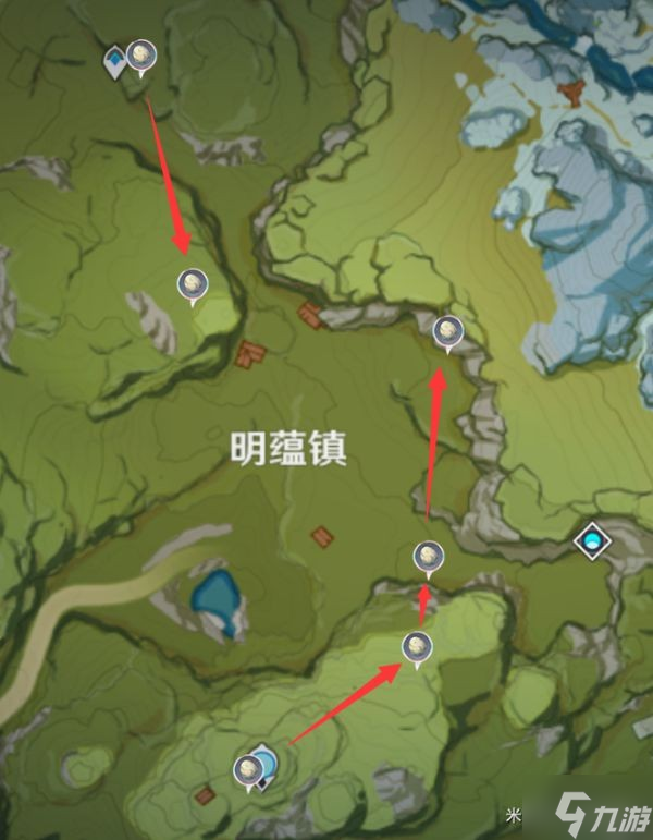《原神》鸟蛋快速收集线路 鸟蛋刷新位置