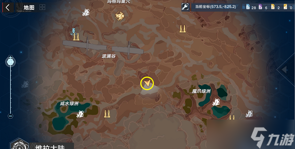 幻塔维拉岩柱戈壁风景点位置在哪