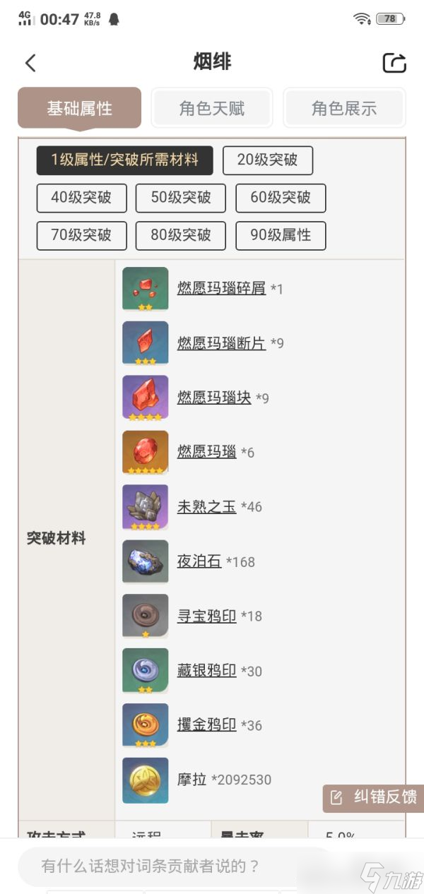 《原神》烟绯天赋解析与出装建议