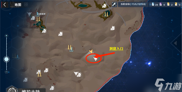 《幻塔》维拉流沙带风景点位置坐标大全