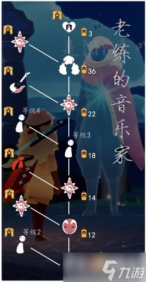 《光遇》表演季老练的音乐家在哪
