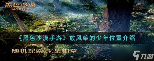 黑色沙漠手游放风筝的少年位置介绍一览