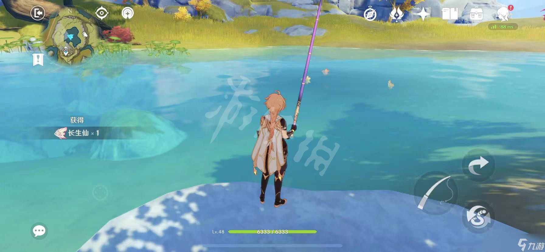 《原神》长生仙在哪钓