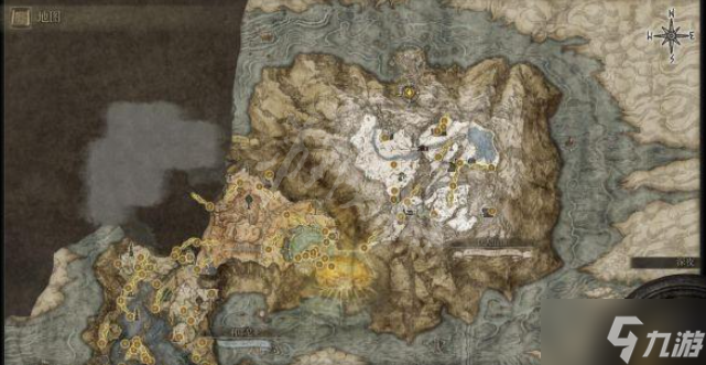 《艾尔登法环》地图最上面怎么去
