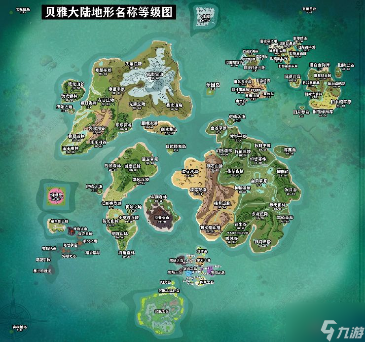 《创造与魔法》竖琴森林地图位置分布图分享