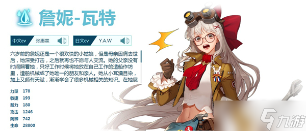 《诺亚之心》詹妮瓦特角色介绍