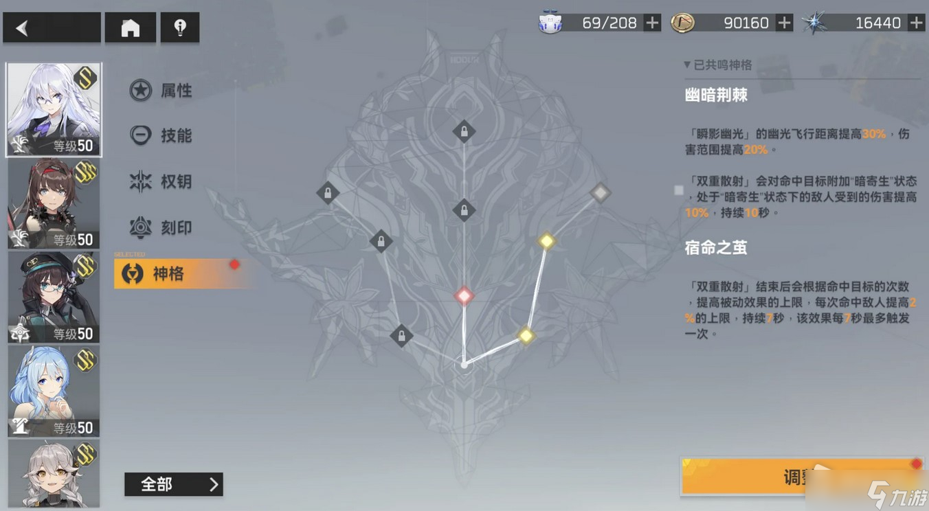 《深空之眼》夜之寄生霍德尔神格搭配推荐