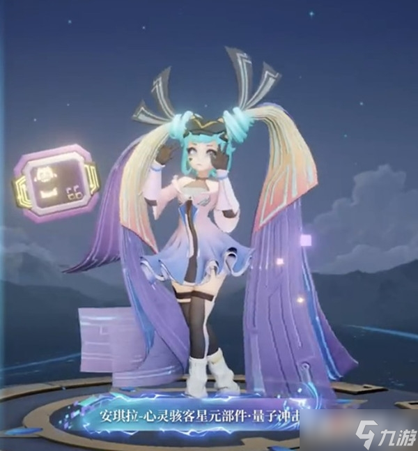 《王者荣耀》安琪拉心灵骇客星元皮肤特效