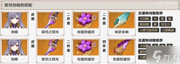 《原神》雾切适合那个角色 雾切适合角色介绍
