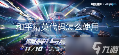 怎么使用和平精英代码 代码使用方法