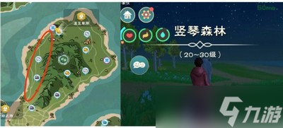 在哪里能找到创造与魔法竖琴森林 竖琴森林位置介绍