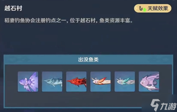 原神2.6全垂钓点汇总 钓鱼区域大全
