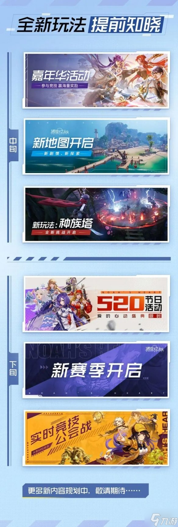 《诺亚之心》五月更新汇总 五月更新都有什么