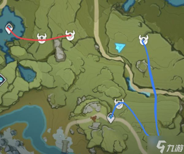《原神》2.6版骗骗花采集路线推荐