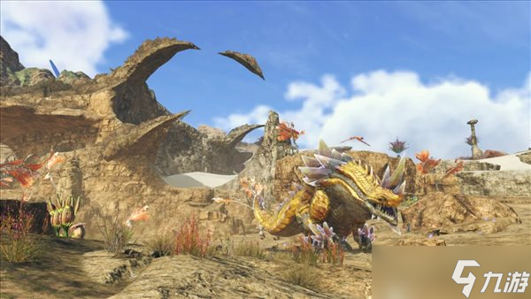 Switch《异度之刃3》区域截图 从广袤草原到苍凉荒漠