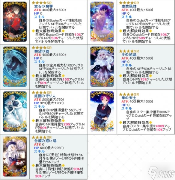 FGO 2500DL活动四星礼装自选推荐 FGO日服2500DL活动介绍