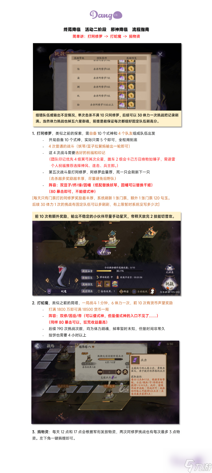 《陰陽師》邪神降臨通關圖文攻略