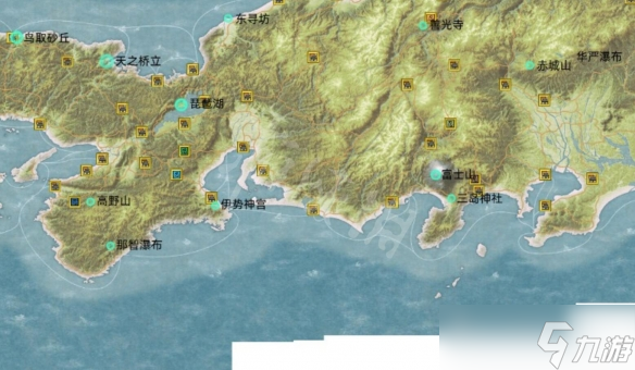 《太阁立志传5DX》32处名胜位置大全 全名胜位置介绍