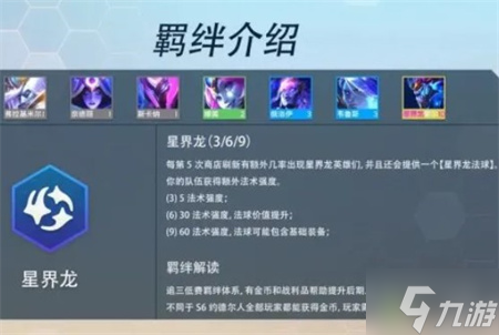 金铲铲之战S7星界龙羁绊解读