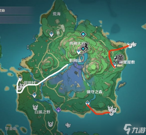 《原神》刀镡的收集路线 刀镡怎么收集