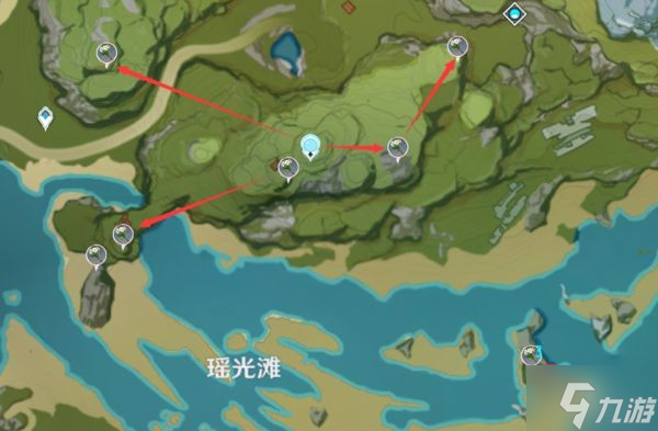 《原神》2.6版清心快速收集线路