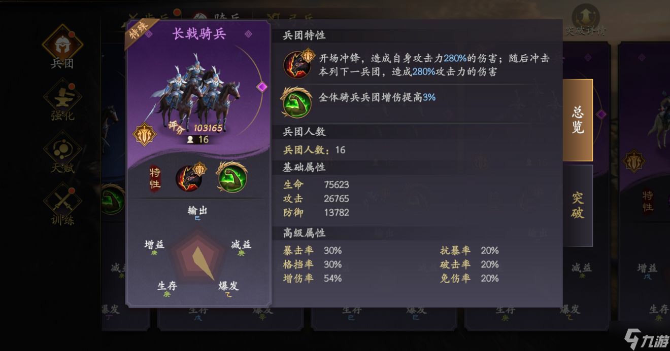 乱世逐鹿骑兵详情解析 乱世逐鹿兵种详解