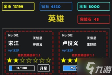 放置十連抽全英雄副本加成匯總