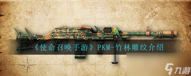 《使命召喚手游》PKM-竹林雕紋介紹