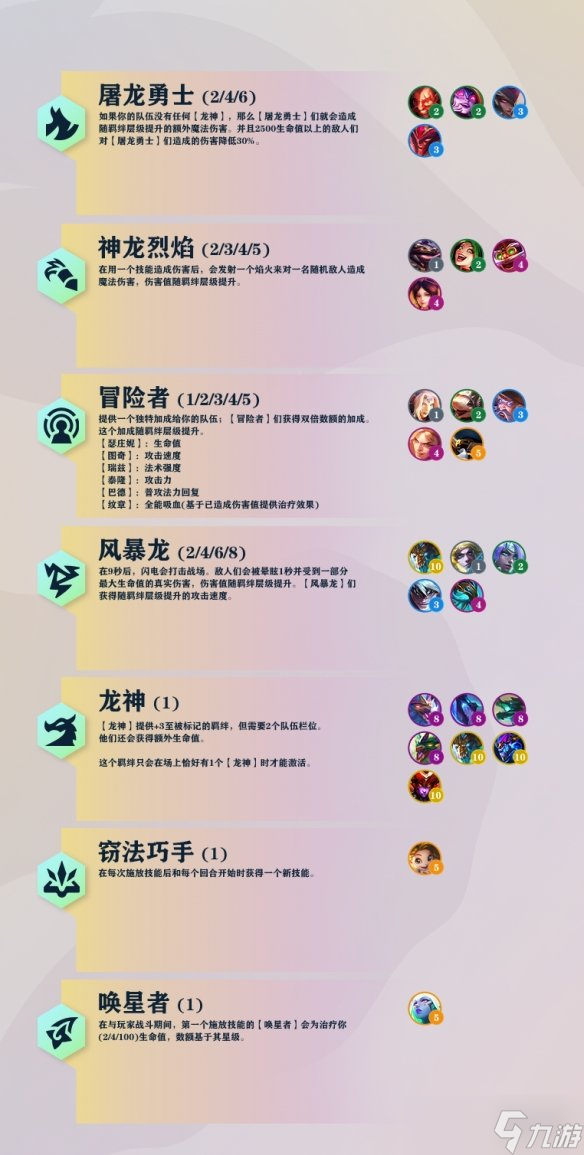 《金鏟鏟之戰(zhàn)》巨龍之巢有什么羈絆 新版本巨龍之巢羈絆一覽