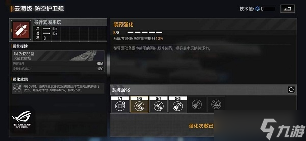 无尽的拉格朗日云海级防空护卫舰加点推荐一览