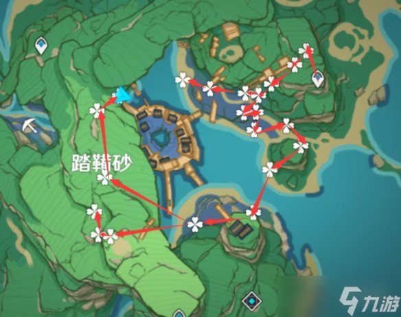 《原神》2.7鸣草采集点 2.7鸣草采集路线