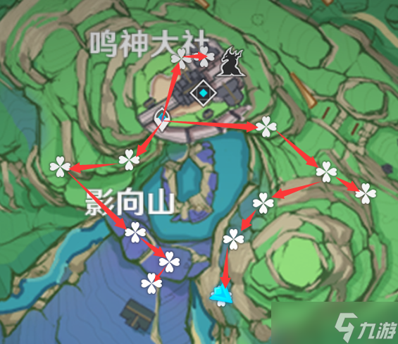 《原神》鸣草哪里多？稻妻鸣草采集路线一览