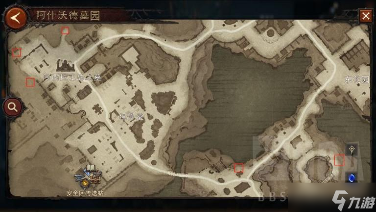 《暗黑破壞神不朽》阿什沃德墓園5個(gè)民兵位置介紹