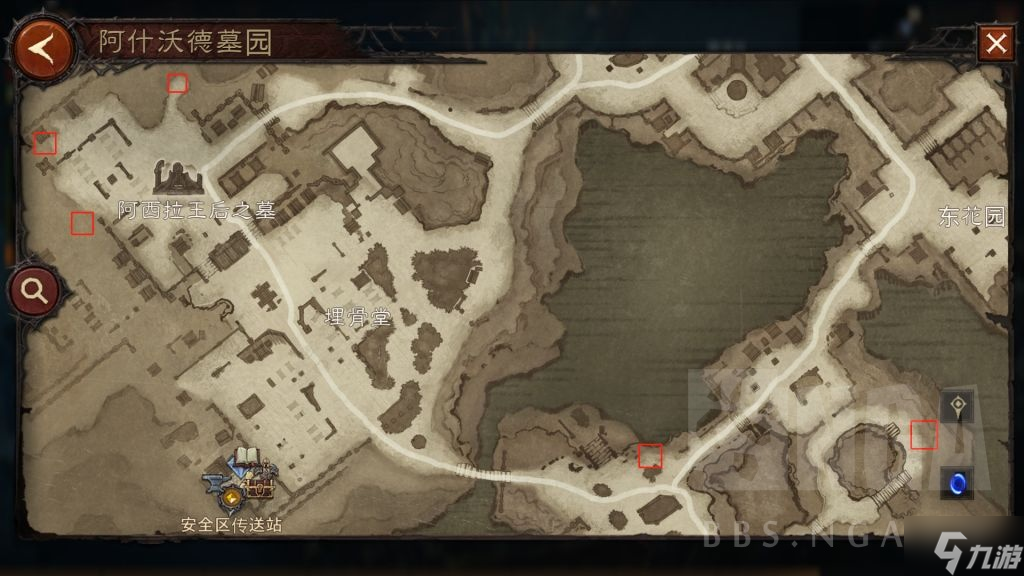 暗黑破壞神不朽阿什沃德墓園5個(gè)民兵位置分享