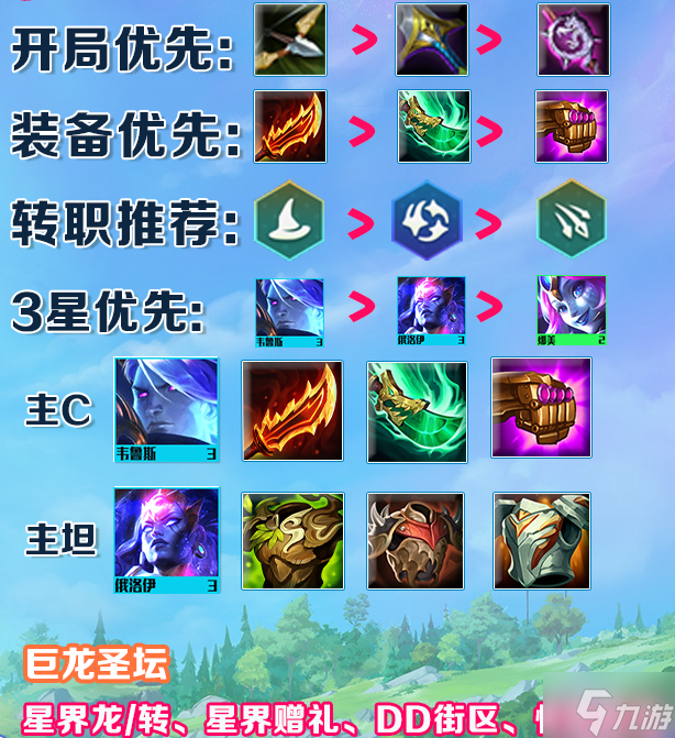 云顶之弈星界龙法怎么玩 云顶之弈S7九星界龙法阵容装备搭配攻略