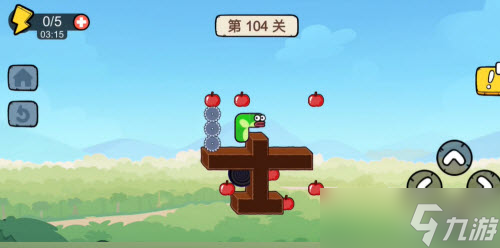 《贪吃的苹果蛇》第104关通关攻略