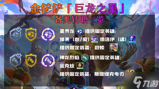 金铲铲之战全巨龙圣坛转职获得物品一览