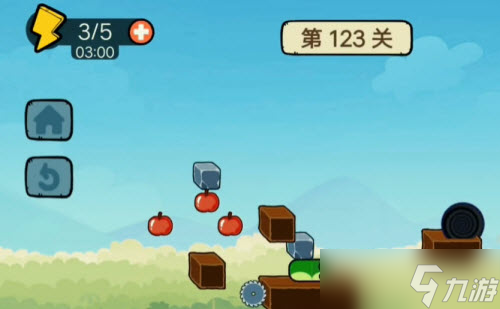 《贪吃的苹果蛇》第123关通关攻略