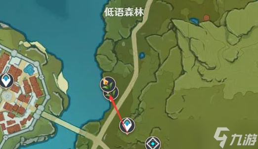 原神金鱼草快速采集线路