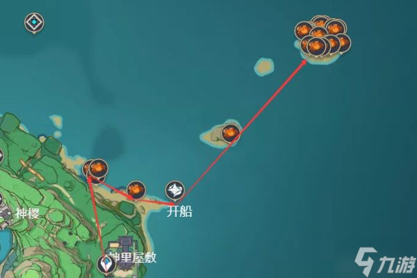 《原神》螃蟹快速捕捉线路分享