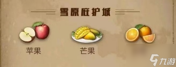 明日之后庇护城水果有哪些 2022最新庇护城水果食谱大全