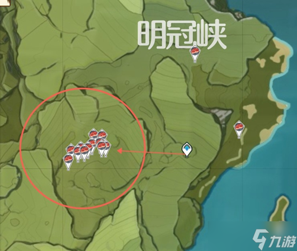 《原神》野猪林位置分享