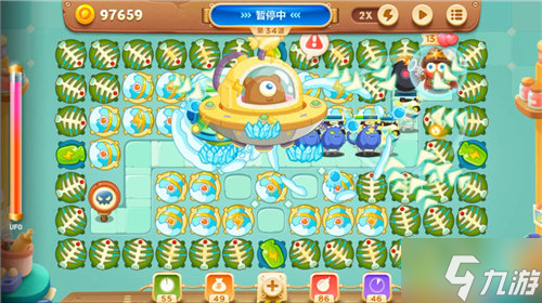 保卫萝卜3赏金赛鱼刺+雪球组合2000万分攻略
