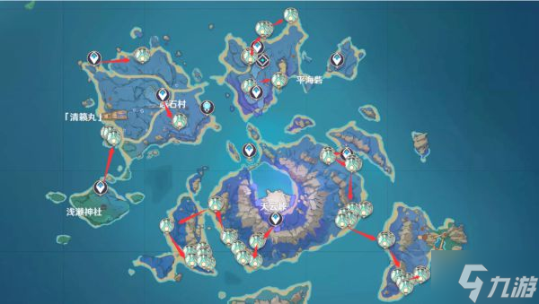 《原神》2.7版五郎培养材料收集路线